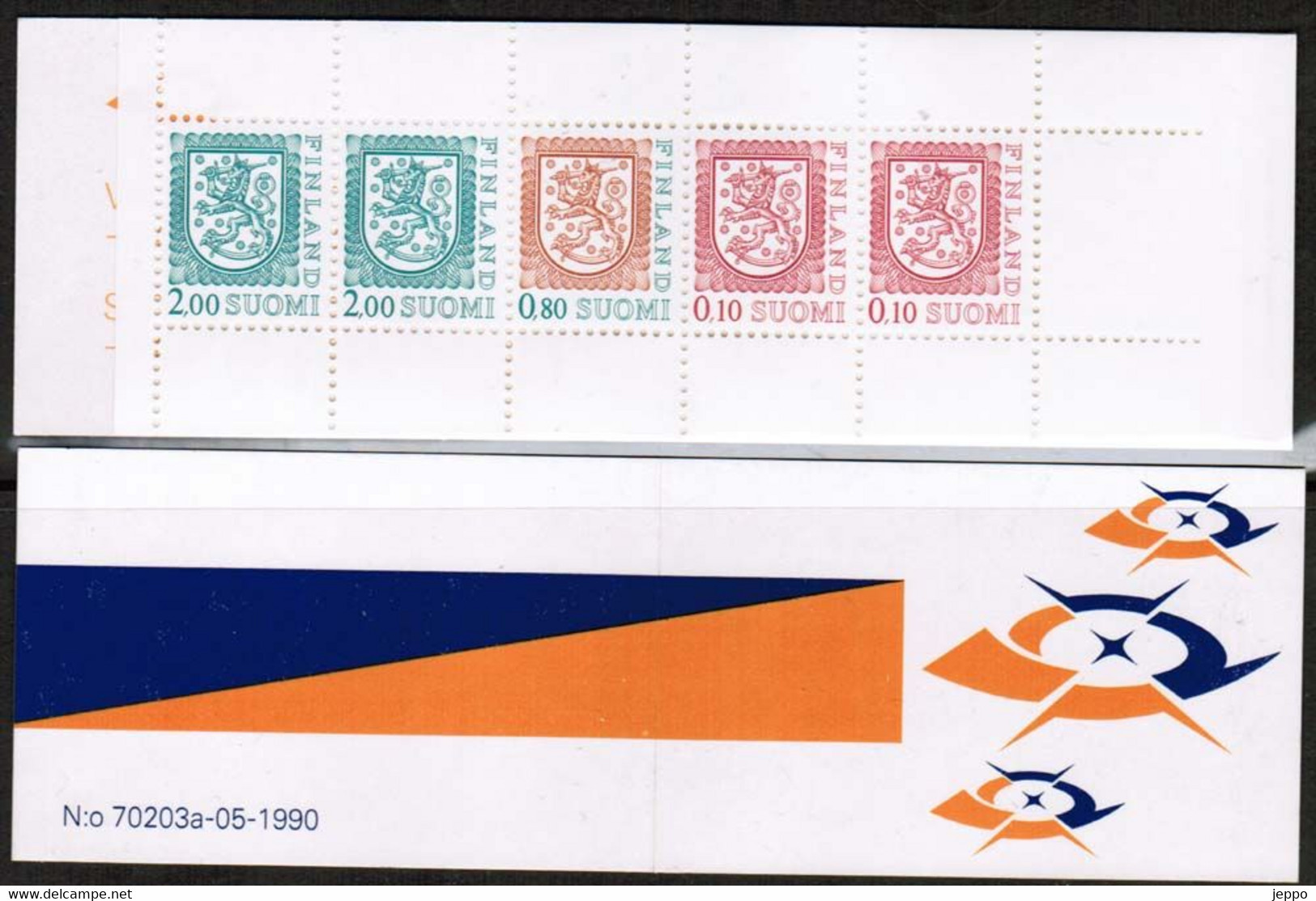 1987 Finland, Slot Machine Booklet Facit HA 20  70203a  **. - Libretti