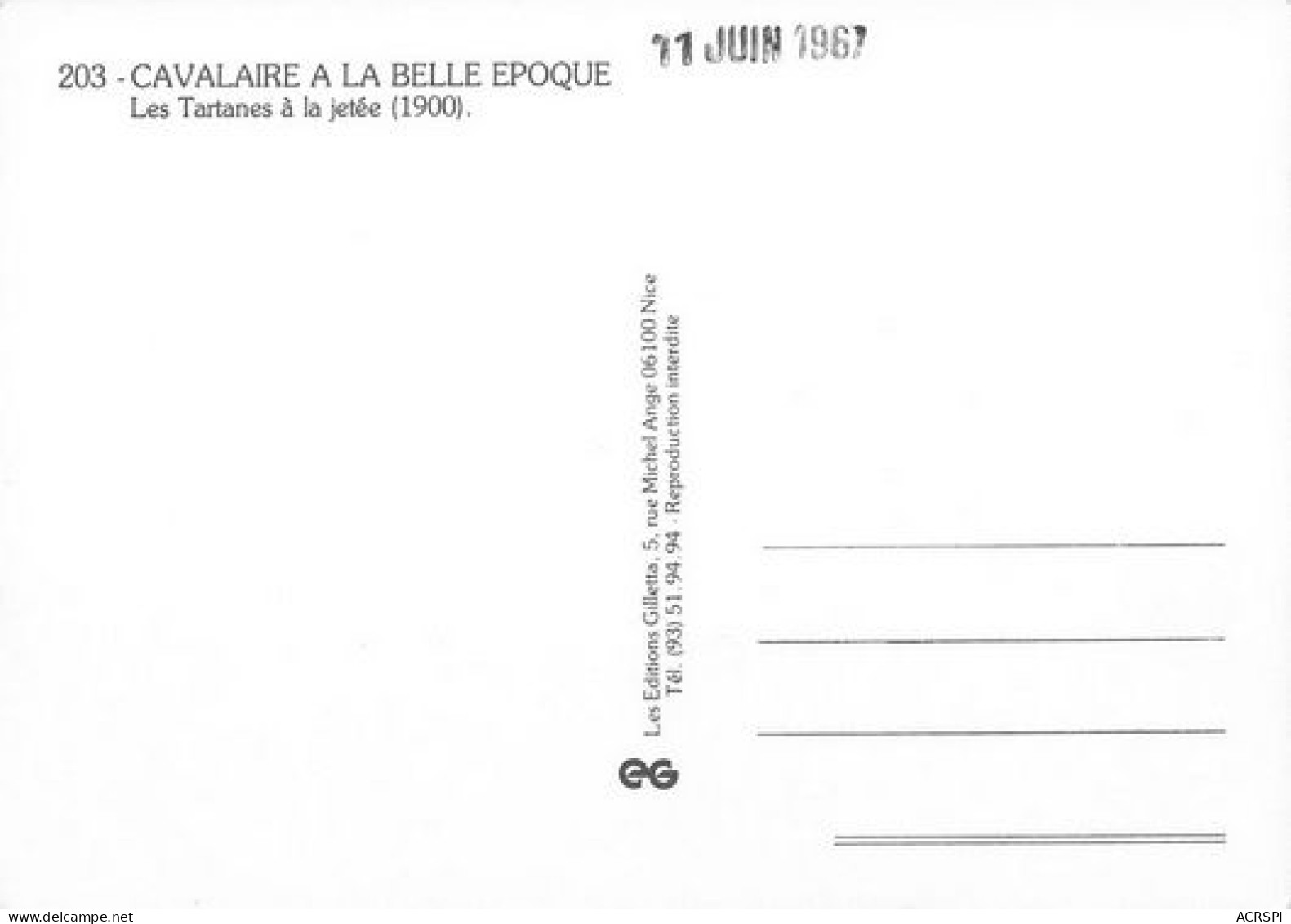 Cavalaire-sur-Mer  Les TARTANES   20   (scan Recto-verso)MA2174Ter - Cavalaire-sur-Mer