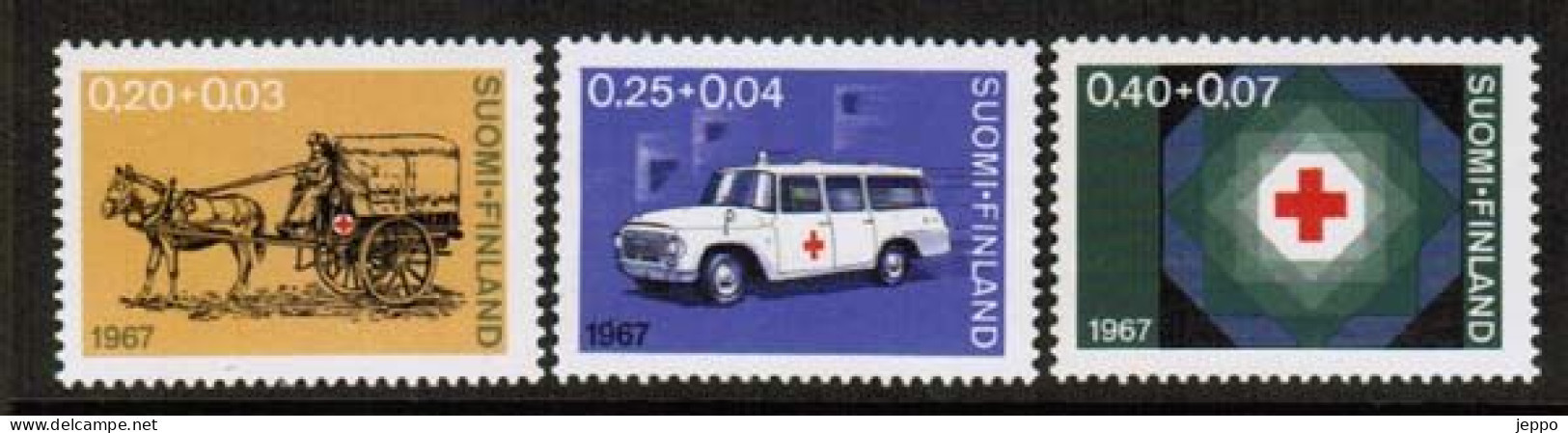 1967 Finland  Red Cross Set MNH. - Unused Stamps