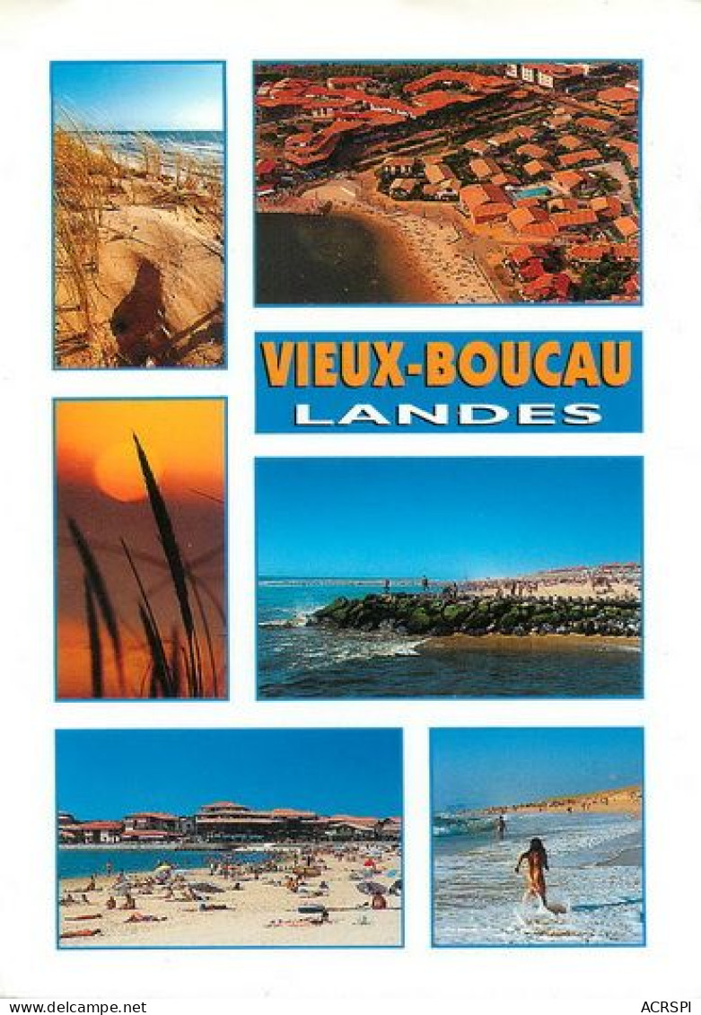 VIEUX BOUCAU  Plage LANDES  24 (scan Recto-verso)MA2178Ter - Vieux Boucau