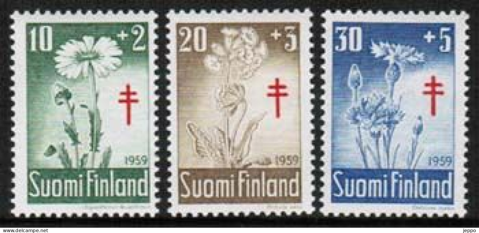 1959 Finland Antitub. Complete Set Mnh. - Ongebruikt