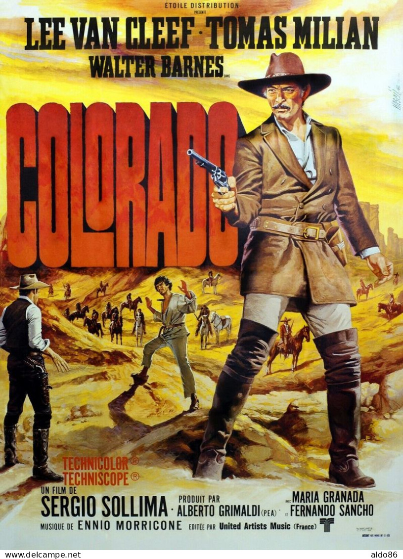 Affiche 120 X 160 Du Film "COLORADO" De Sergio Sollima Avec Lee Van Cleef . - Plakate