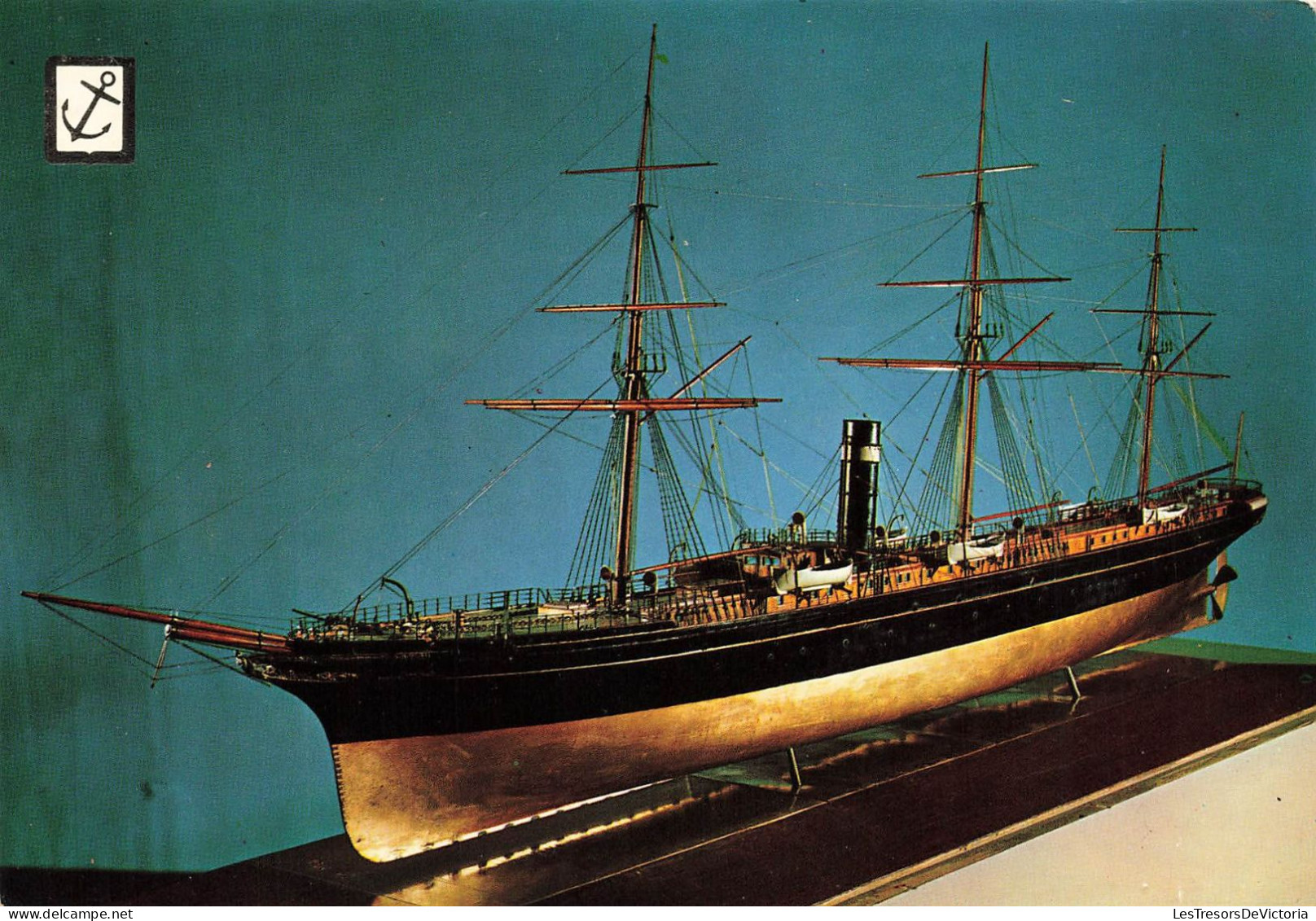 TRANSPORTS - Serie 4a N 40 Historia Del Mar - Vapor City Of Paris Modelo Del Primer - Carte Postale Ancienne - Sailing Vessels