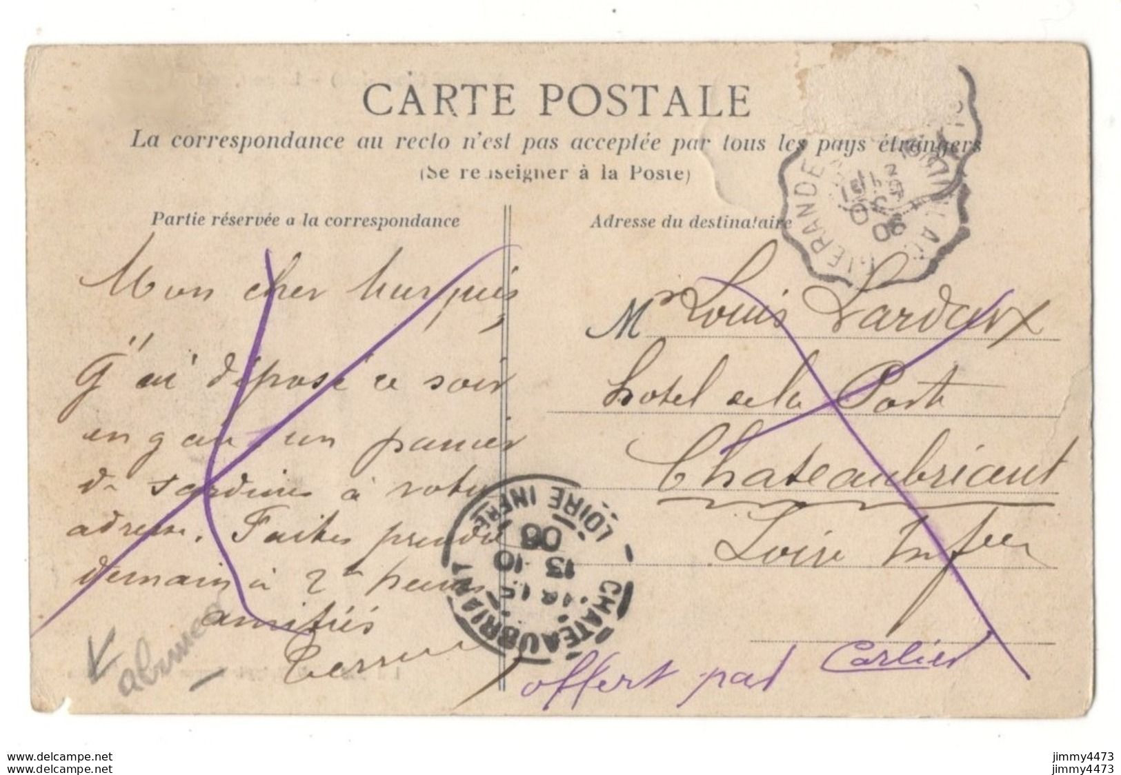 CPA - PIRIAC En 1906 (Loire.-Inf.) Le Port, Pris De La Jetée - N° L-I 280 - Hélio. Dugas Et Cie à Nantes - Piriac Sur Mer
