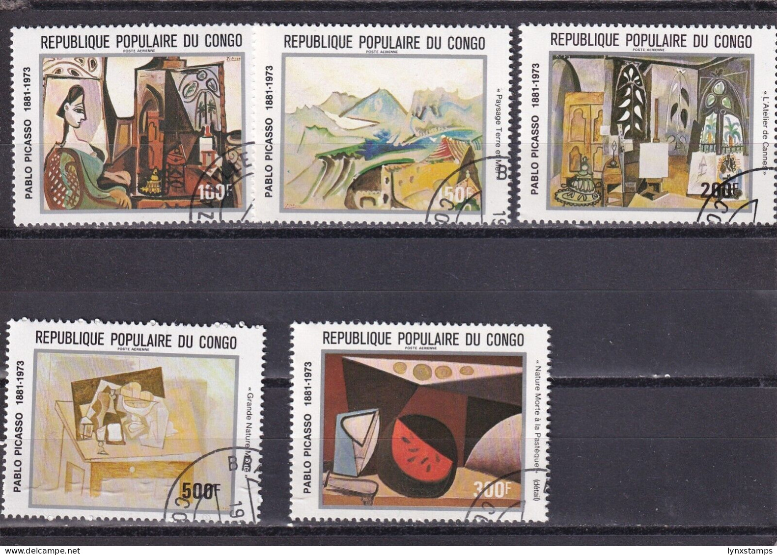 SA03 Congo 1981 Republic Birth Centenary Of Pablo Picasso Used Stamps - Oblitérés