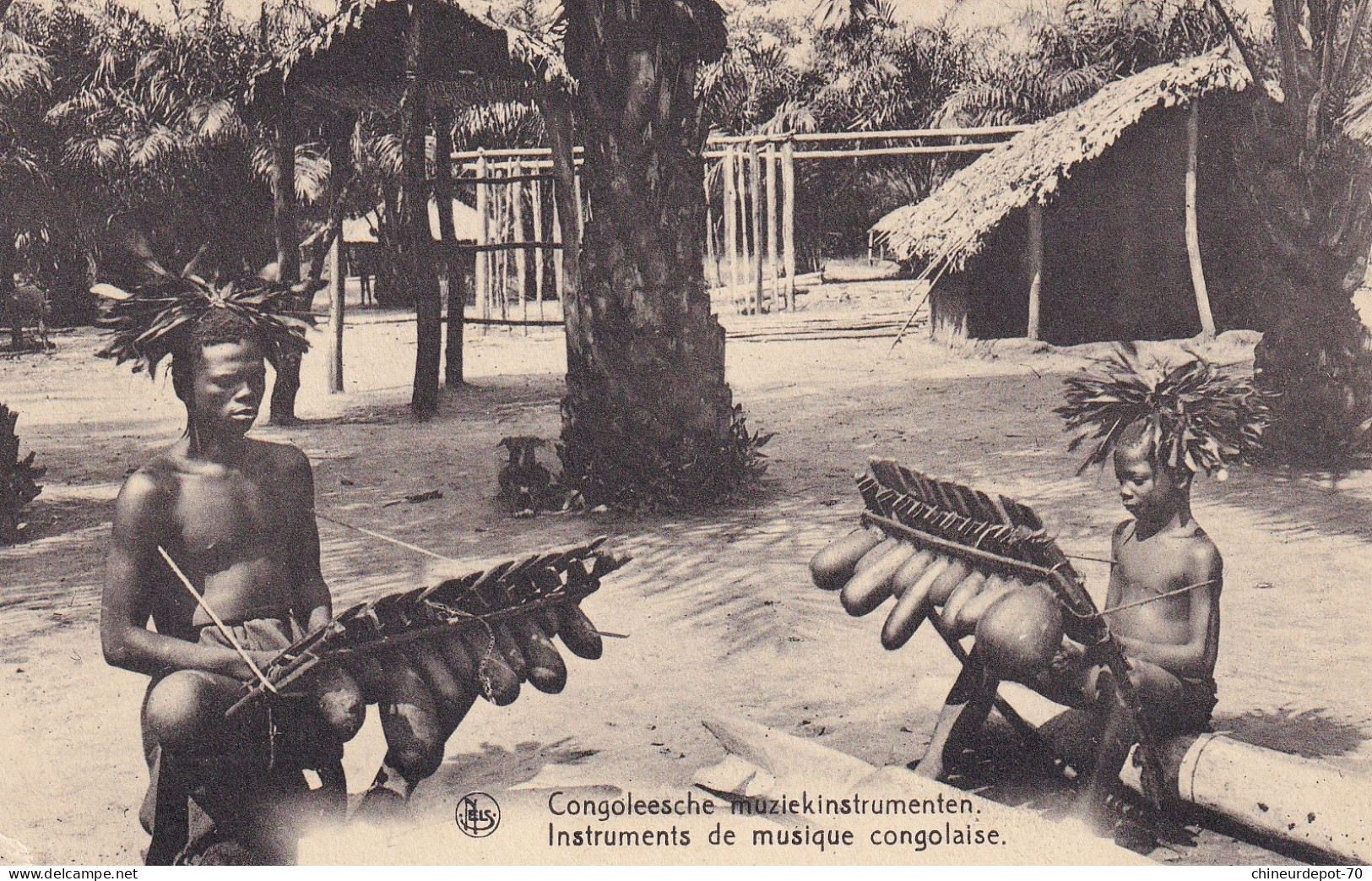 Congoleesche Muziekinstrumenten  Instruments De Musique Congolaise - Belgisch-Kongo