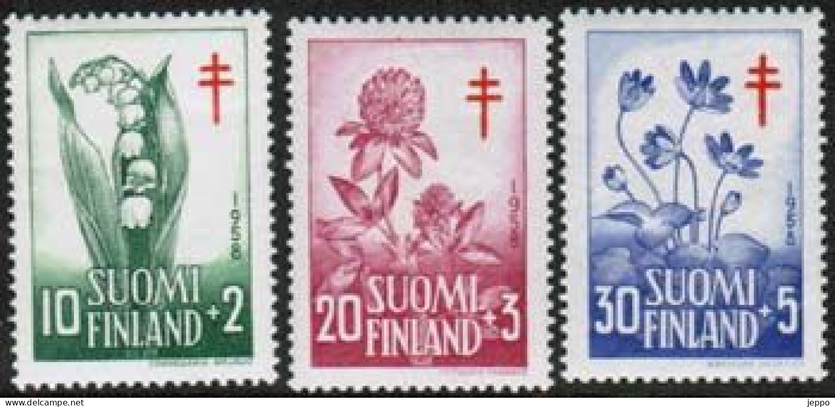 1958 Finland Antitub, Complete Set  **. - Unused Stamps