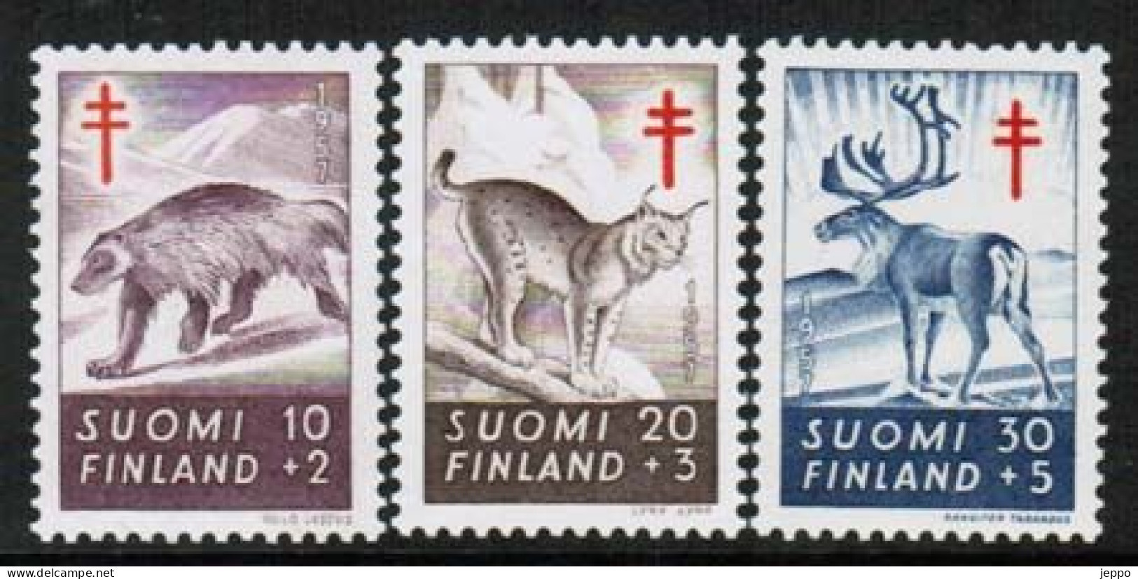 1957 Finland, Antitub Complete Set MNH. - Ungebraucht