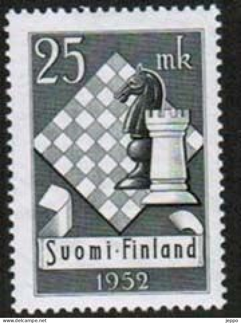 1952 Finland, Chess Olympics ** - Unused Stamps