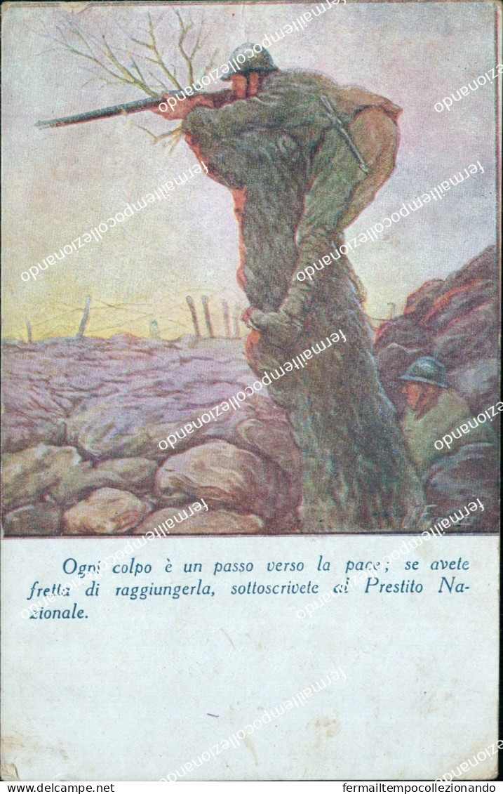 Ac801 Cartolina  Militare  Prestito Nazionale Illustratore Finozzi - Franchise