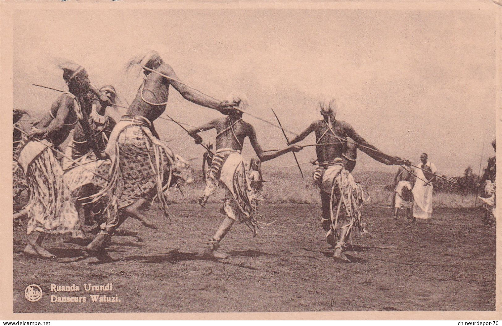 Ruanda Urundi Danseurs Watuzi - Belgisch-Congo