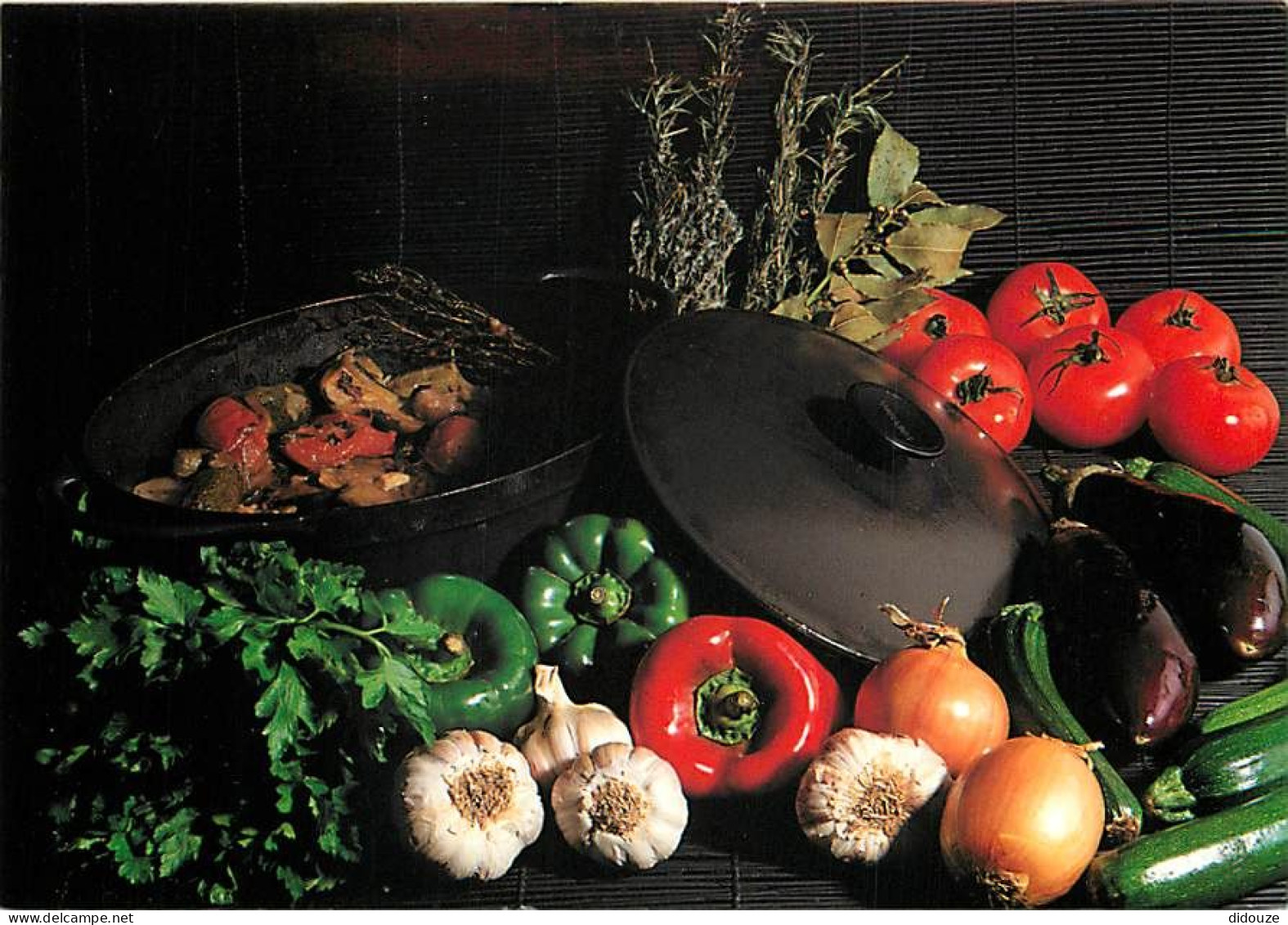Recettes De Cuisine - Ratatouille - Gastronomie - CPM - Voir Scans Recto-Verso - Recettes (cuisine)