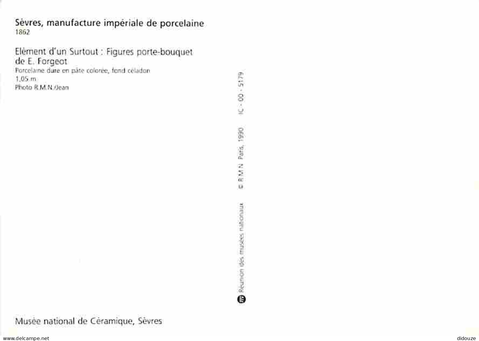 Art - Sèvres, Manufacture Impériale De Porcelaine - Elément D'un Surtout : Figures Porte-bouquet De E. Forgeot - Porcela - Objetos De Arte