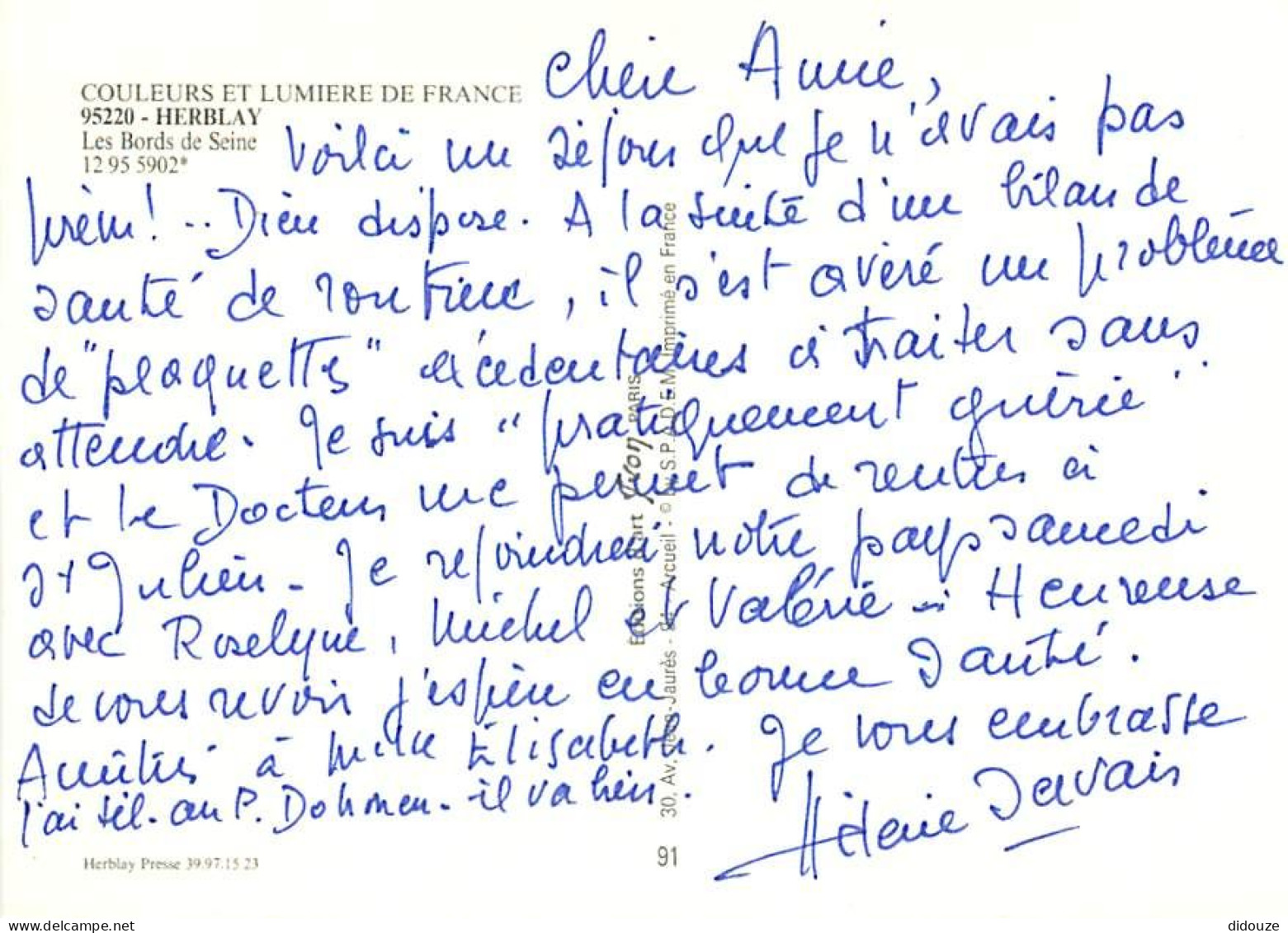 95 - Herblay - Les Bords De Seine - CPM - Voir Scans Recto-Verso - Herblay