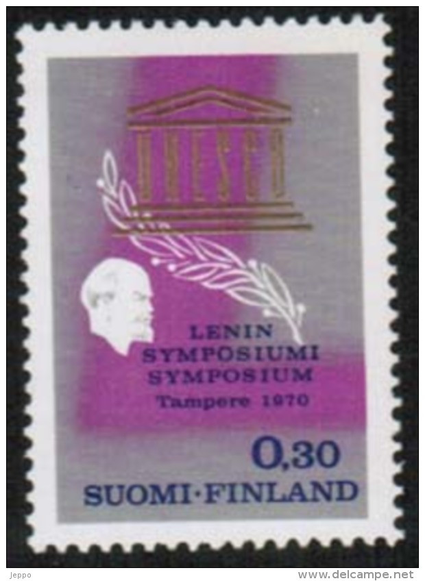 1970 Finland, Unesco Lenin Symposium MNH - Nuevos