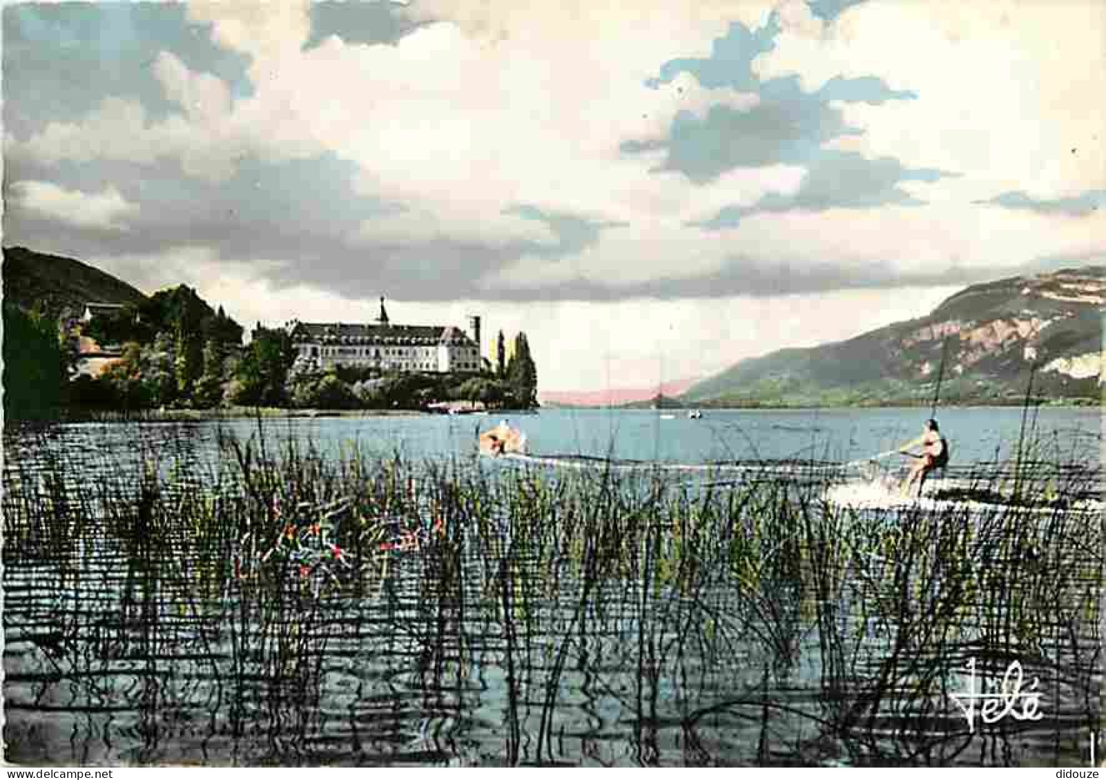 73 - Lac Du Bourget - Abbaye D'Hautecombe Et Les Plaisirs Nautiques - CPM - Voir Scans Recto-Verso - Le Bourget Du Lac