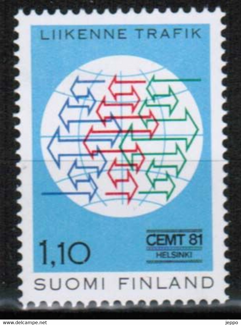 1981 Finland, European Traffic Conference MNH. - Unused Stamps
