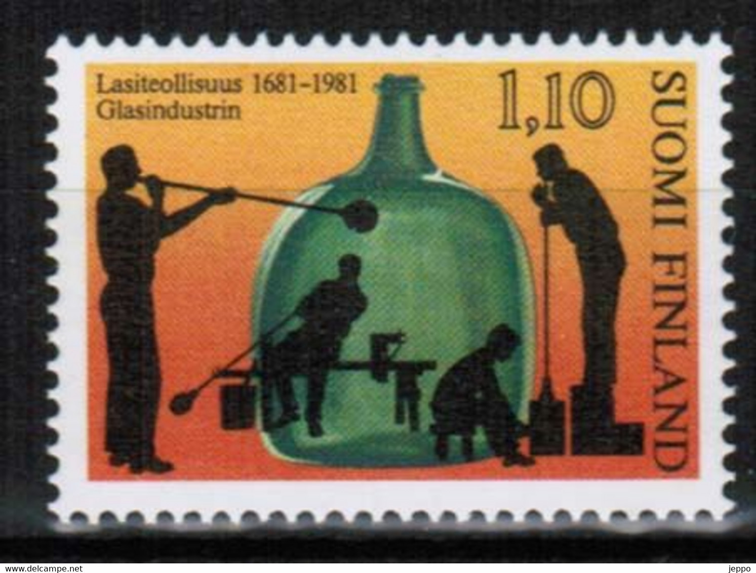 1981 Finland, Glass Industry MNH. - Unused Stamps