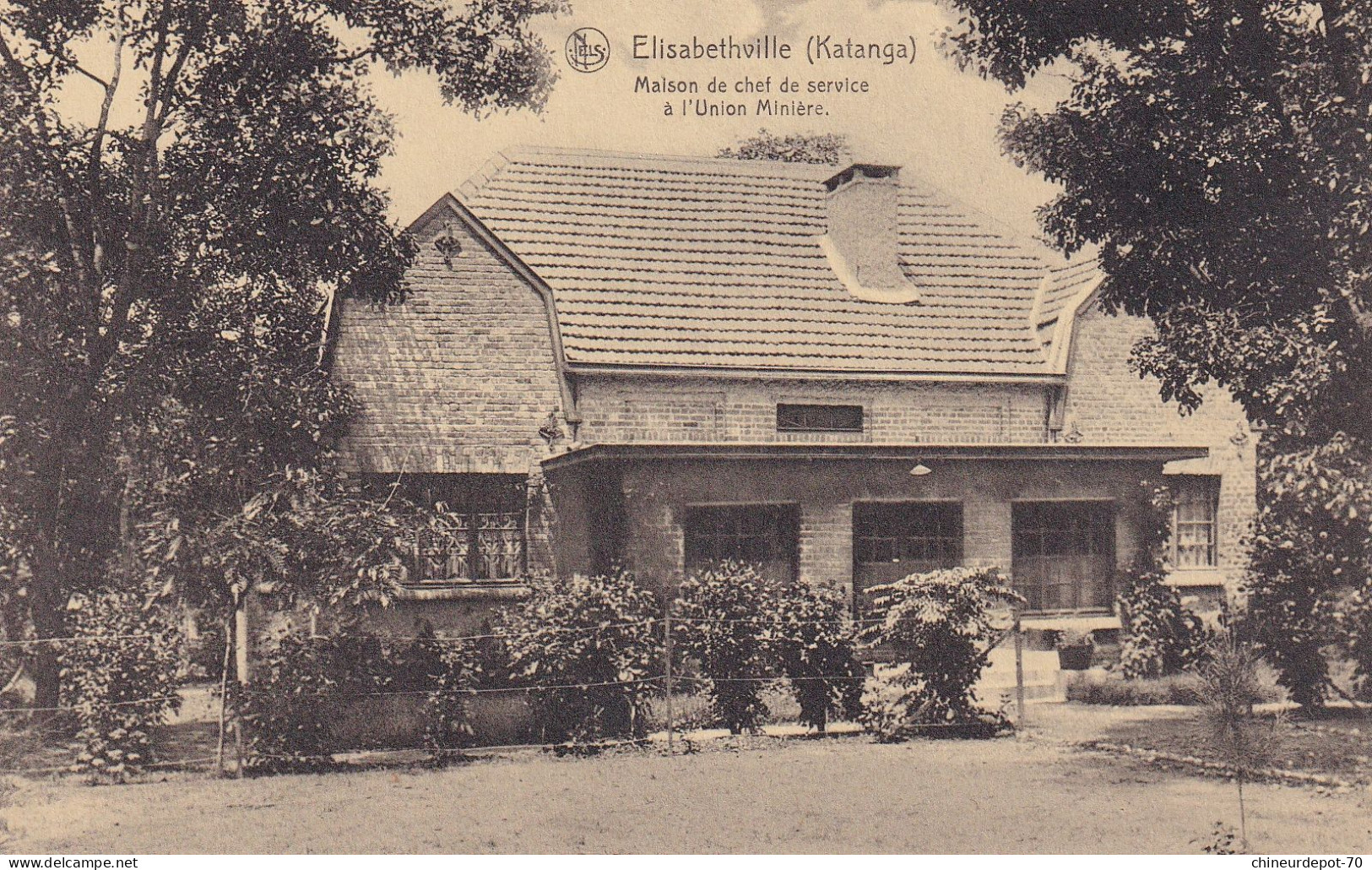 Elizabethville Katanga Maison De Chef De Service à L'Union Minière - Belgian Congo