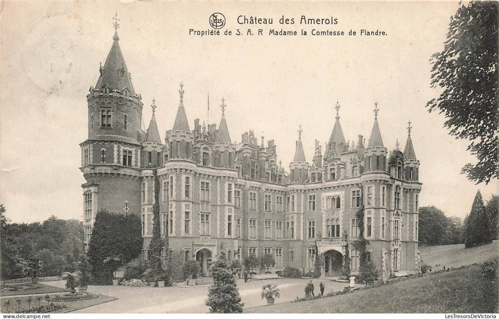 BELGIQUE - Florenville - Château Des Amerois - Propriété De S.A.R Madame La Comtesse De Flandre - Carte Postale Ancienne - Florenville