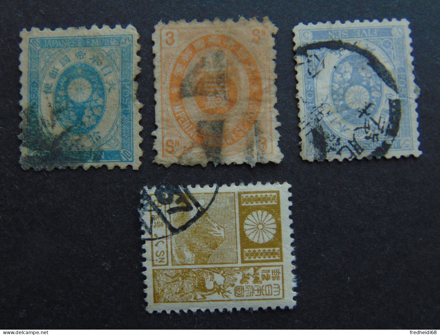 Très Beau Petit Ensemble De 4 Timbres Oblitérés - Collections, Lots & Séries