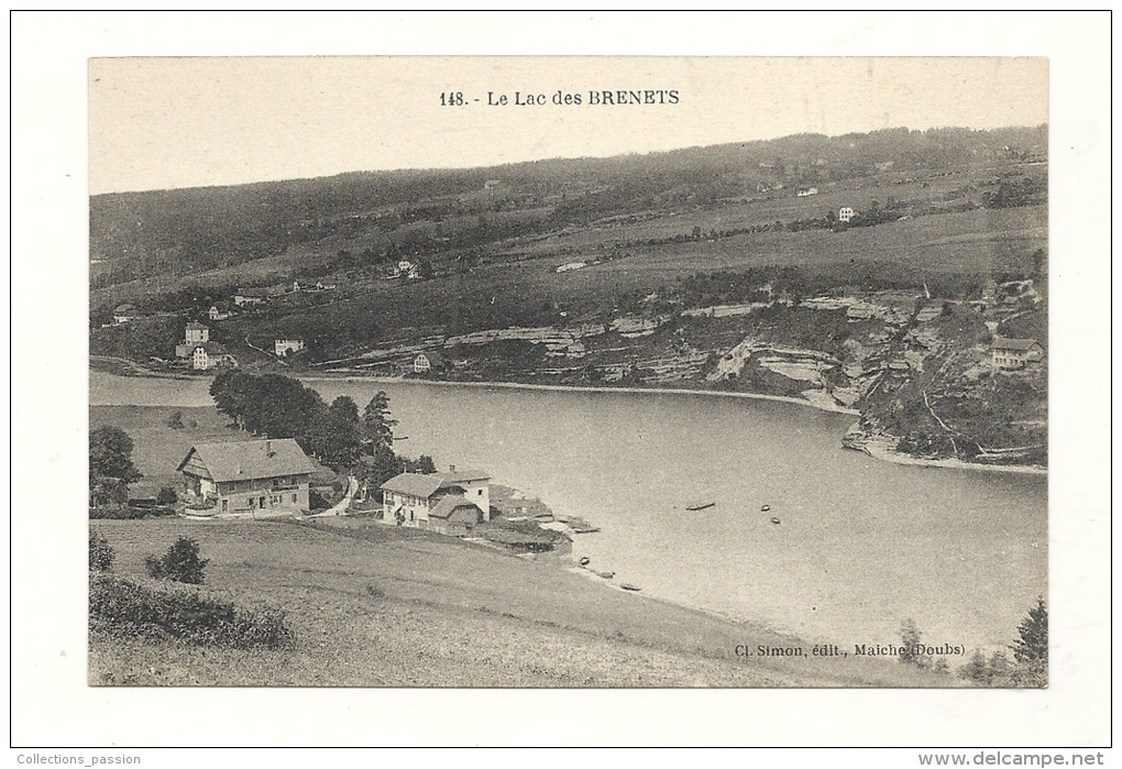 Cp, Suisse, Lac Des Brenets - Les Brenets