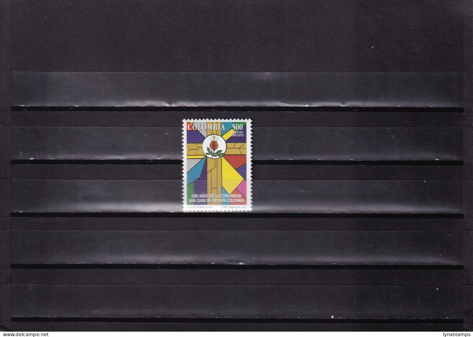 ER03 Colombia 1996 Cross With Community Symbol MNH Stamp - Kolumbien