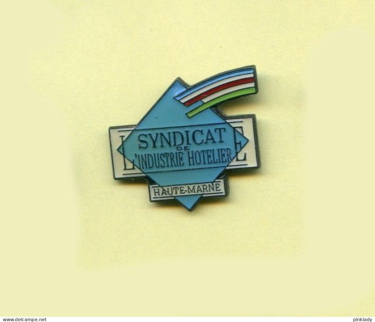 Rare Pins Syndicat Industrie Hoteliere Haute Marne B540 - Administrations