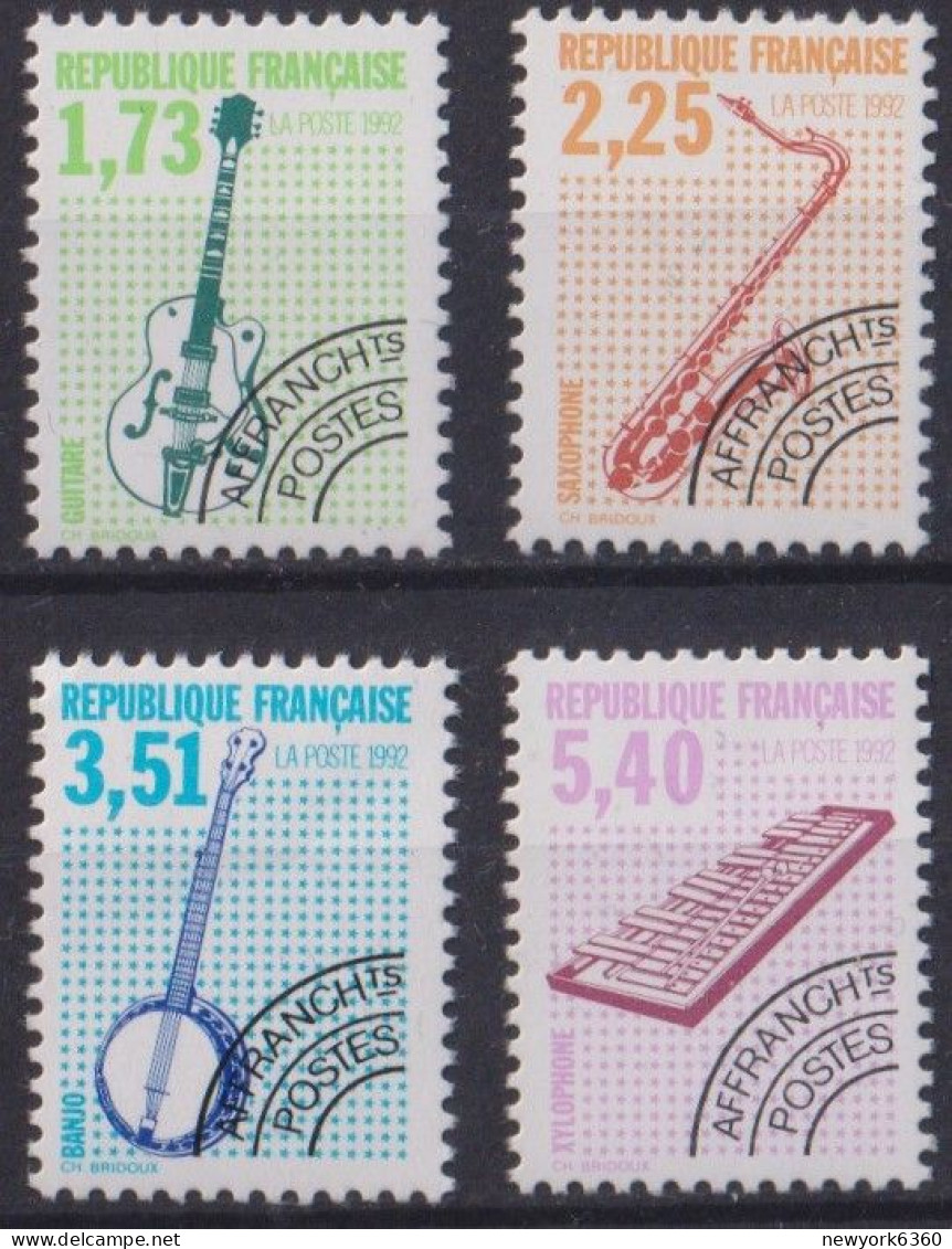 1992 FRANCE PREO N** 224 A 227 MNH - 1989-2008