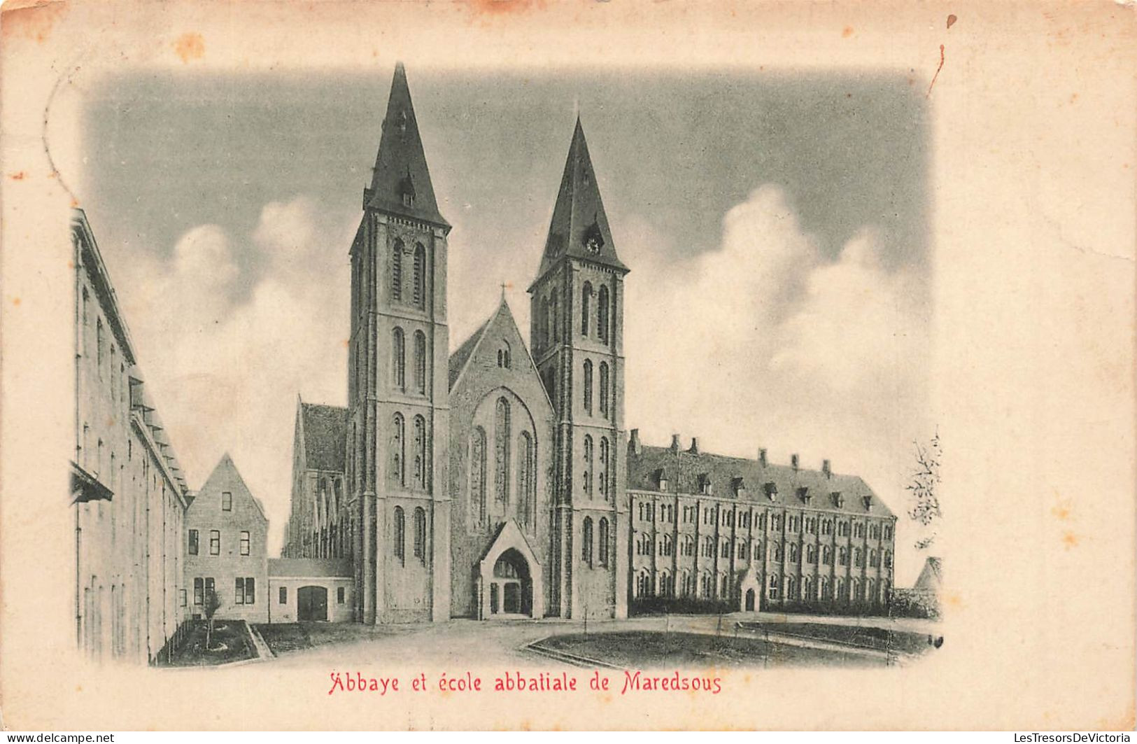 BELGIQUE - Anhée - Vue Générale De L'abbaye Et école Abbatiale De Marredsous - Carte Postale Ancienne - Anhée