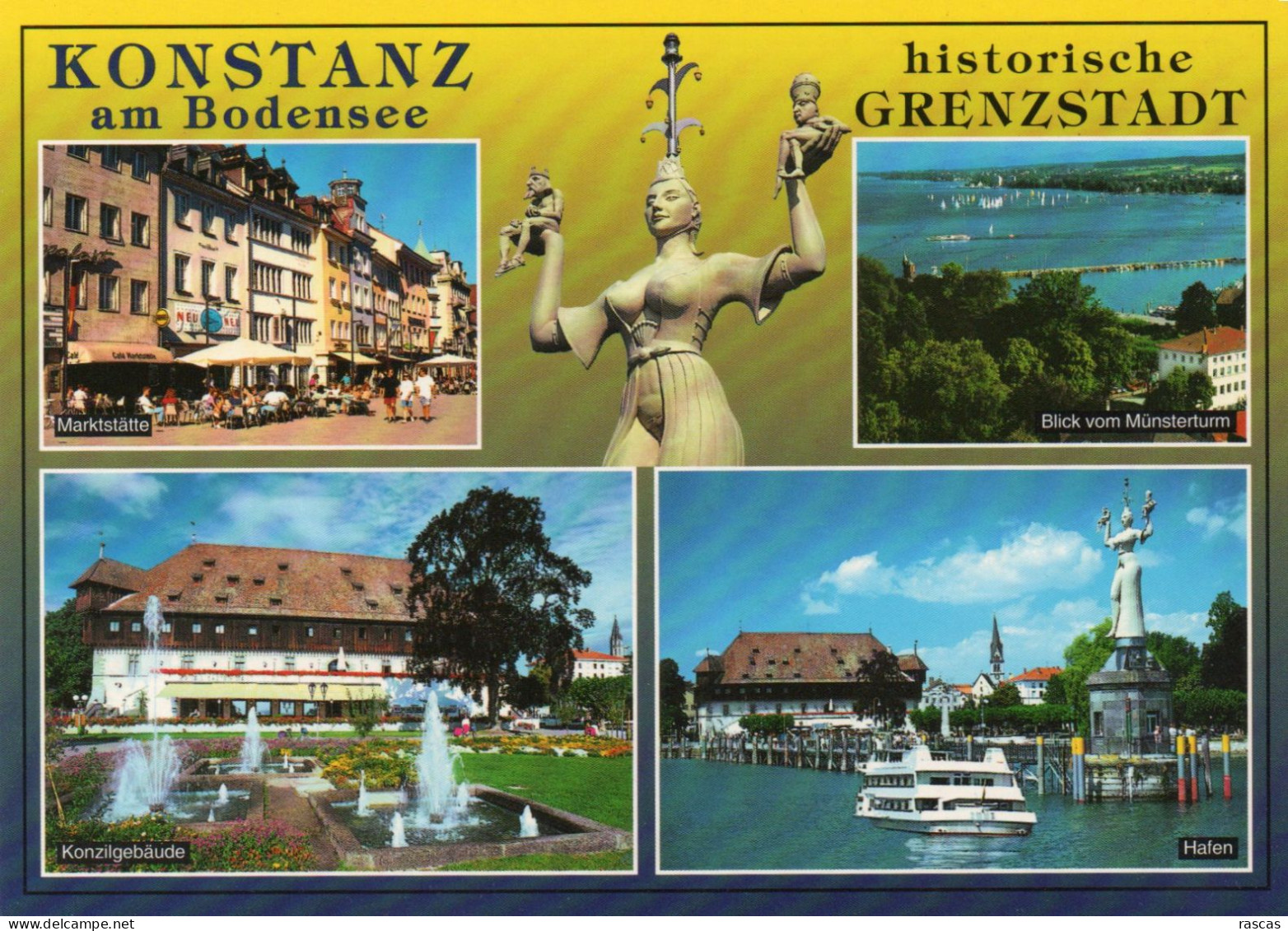 CPM - R - ALLEMAGNE - BADE WURTEMBERG - KONSTANZ AM BODENSEE - CONSTANCE - HISTORISCHE GRENZSTADT - Konstanz