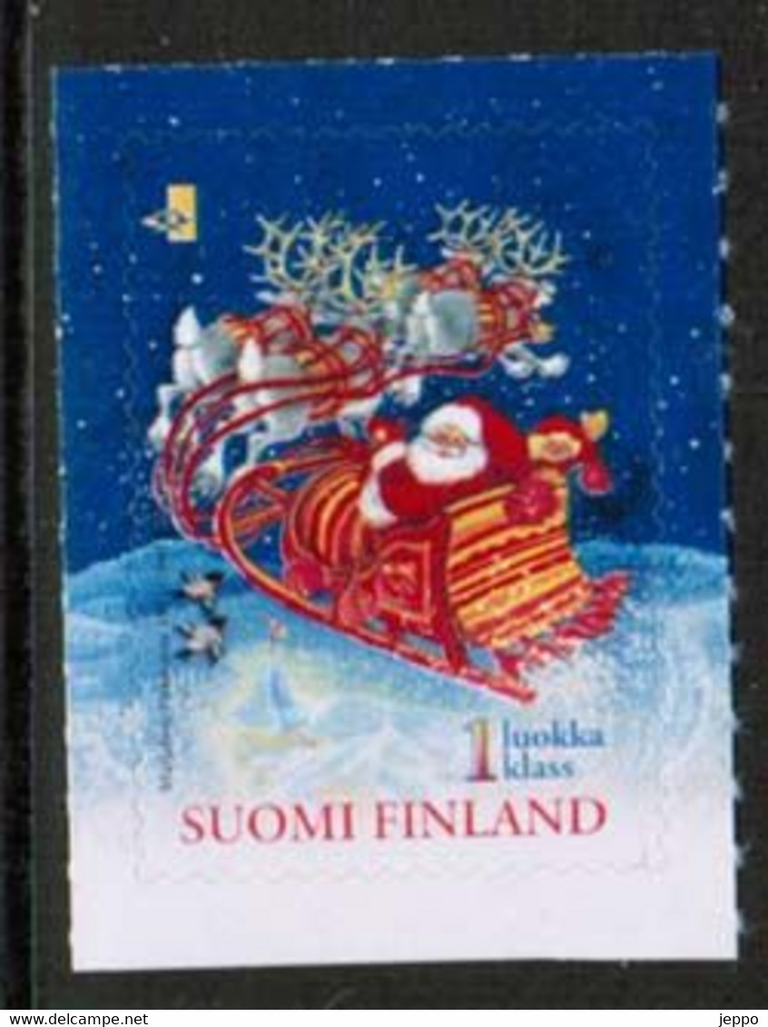 2001 Finland, Santa Claus And Reindeer Sledge MNH. - Unused Stamps