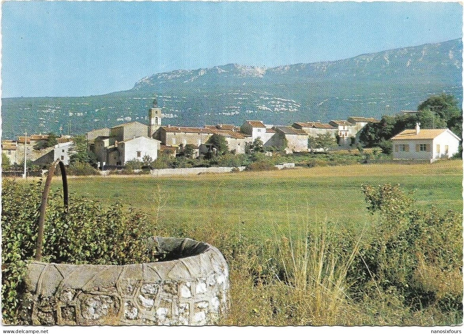 D 83. NANS LES PINS.  VUE GENERALE CARTE ECRITE - Nans-les-Pins