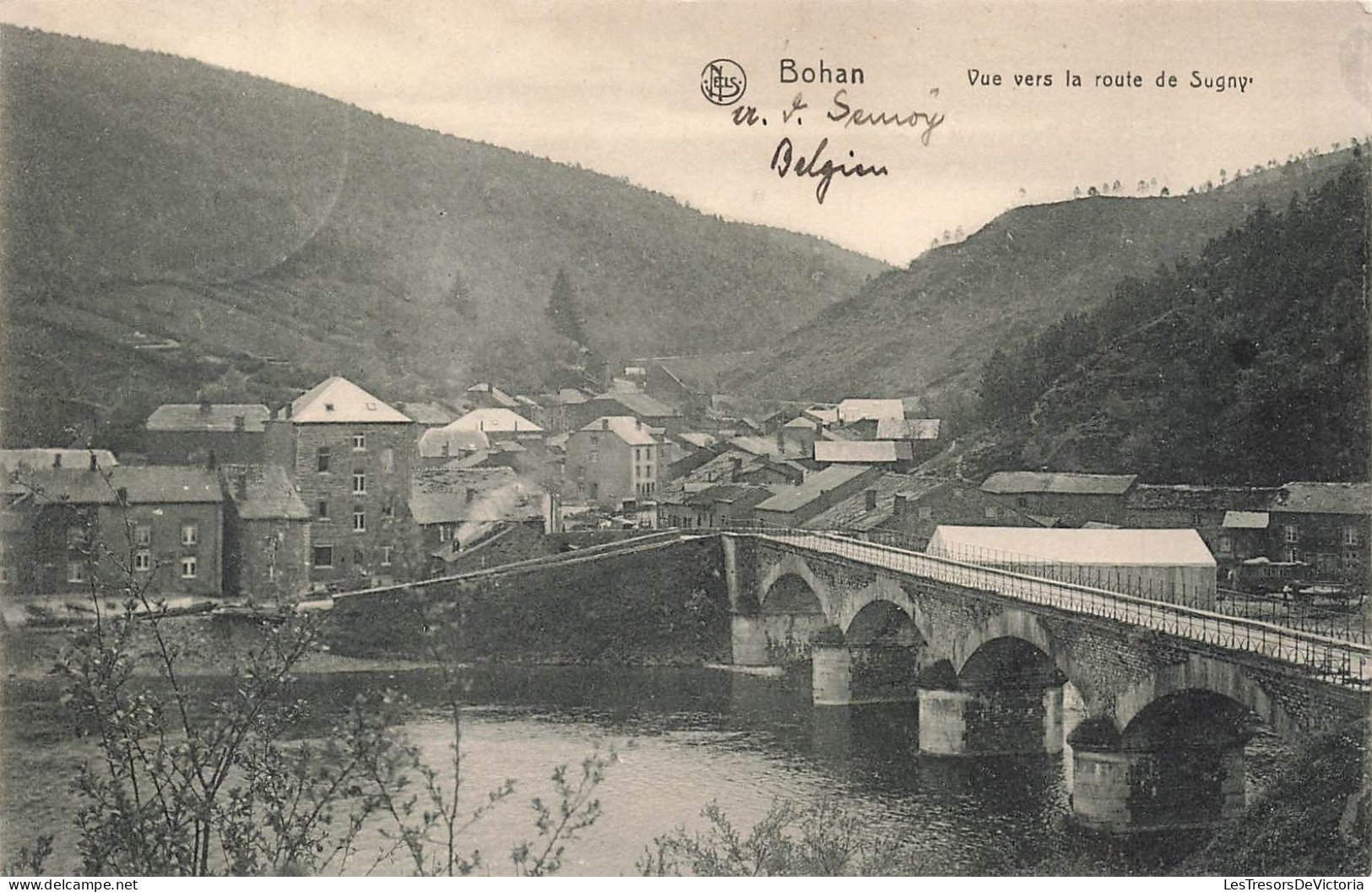 BELGIQUE -  Vresse Sur Semois - Bohan - Vue Vers La Route De Sugny - Carte Postale Ancienne - Vresse-sur-Semois