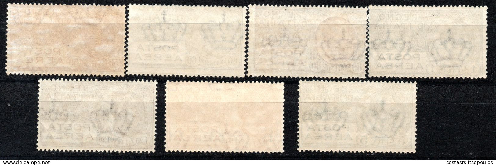 2795. 1.ITALY,1926-1928 #3-9 AIRMAIL SET,MNH,VERY FRESH,KING - Luftpost