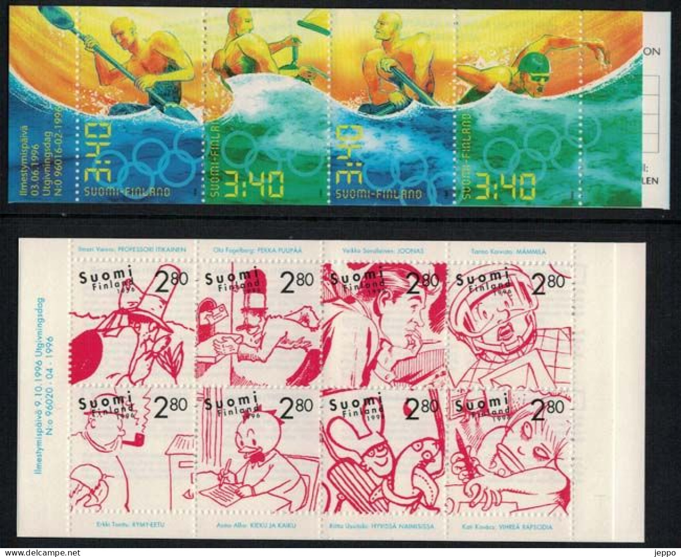 1996 Finland Complete Year Set MNH **, 3 Scans. - Volledig Jaar