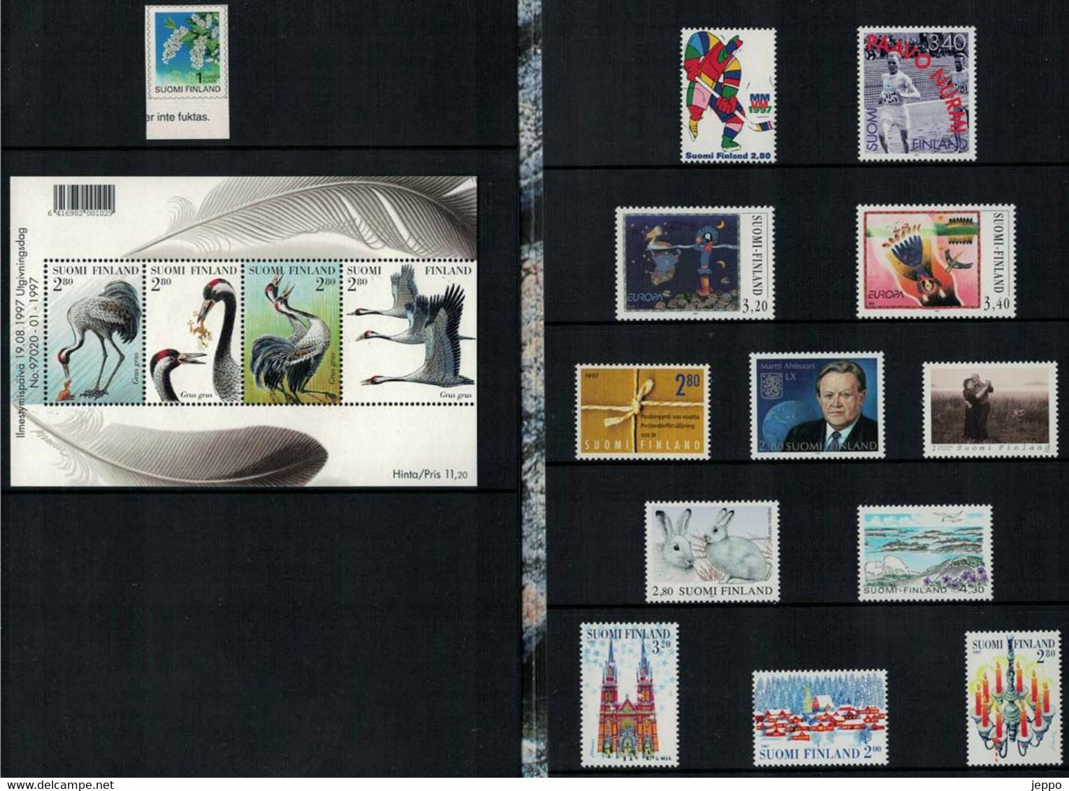 1997 Finland Complete Year Set MNH **, 3 Scans. - Volledig Jaar