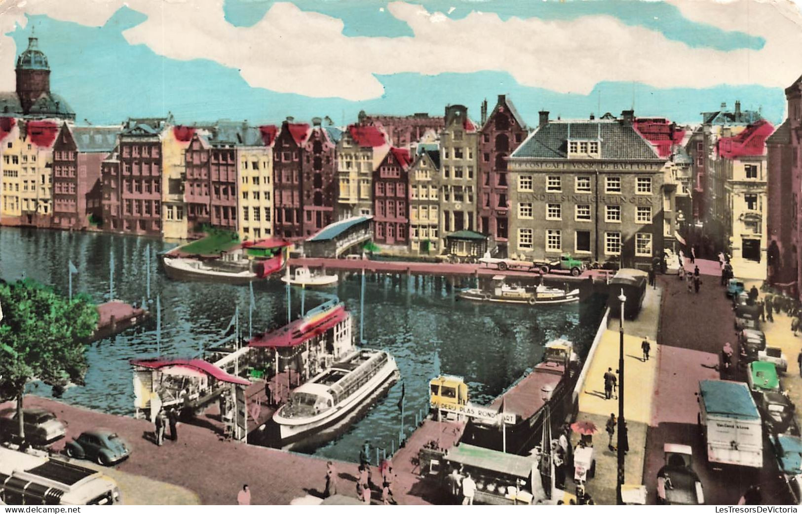 PAYS-BAS - Amsterdam - Damrak - Carte Postale Ancienne - Amsterdam