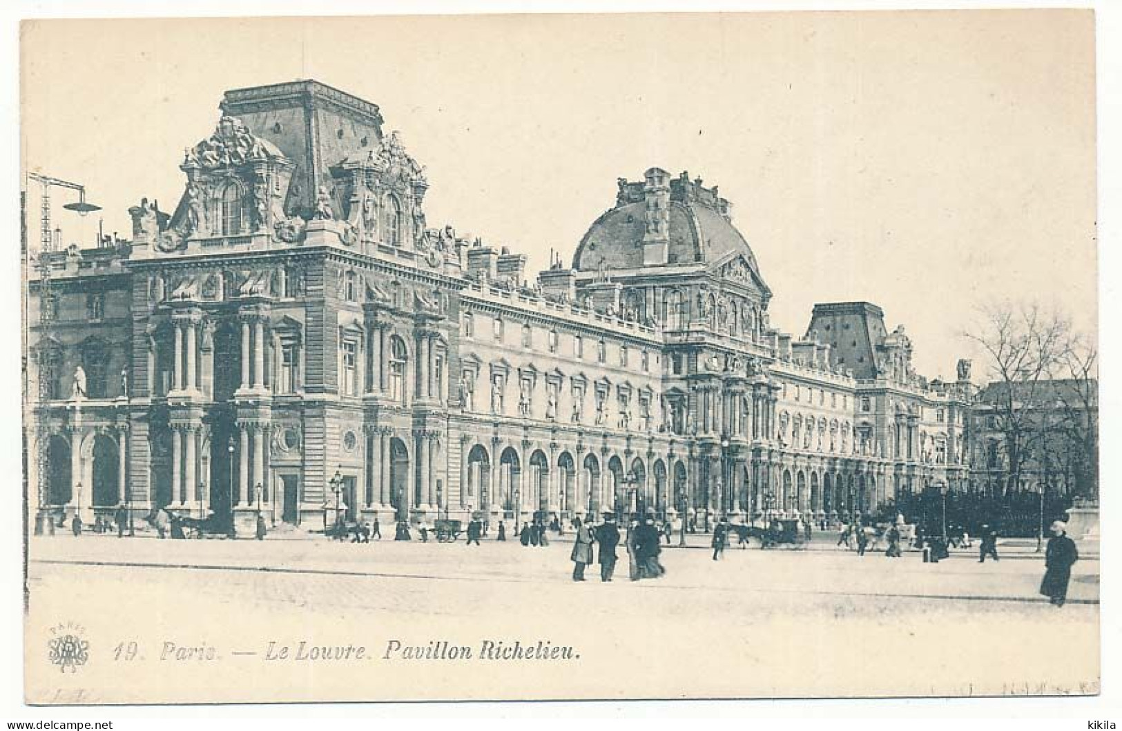 CPA 9 X 14 Seine PARIS Le Louvre Pavillon Richelieu   Carte Précurseur - Louvre