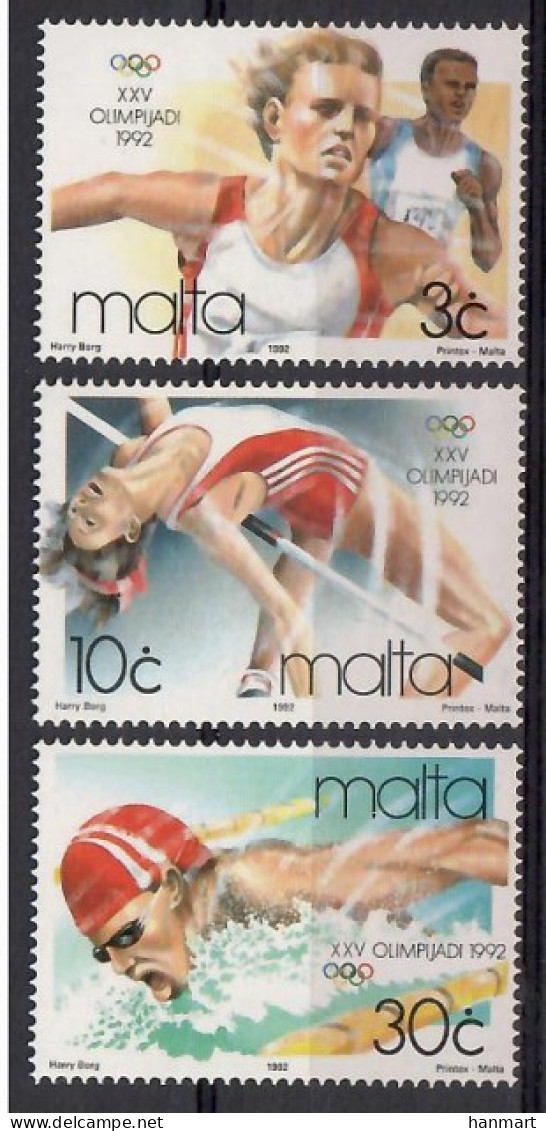 Malta 1992 Mi 890-892 MNH  (ZE2 MLT890-892) - Andere