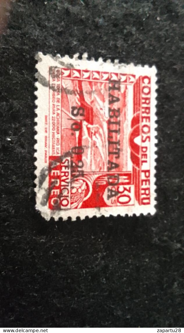 PERU- 1930-50--     30   C      DAMGALI  SÜRSARJLI - Perù