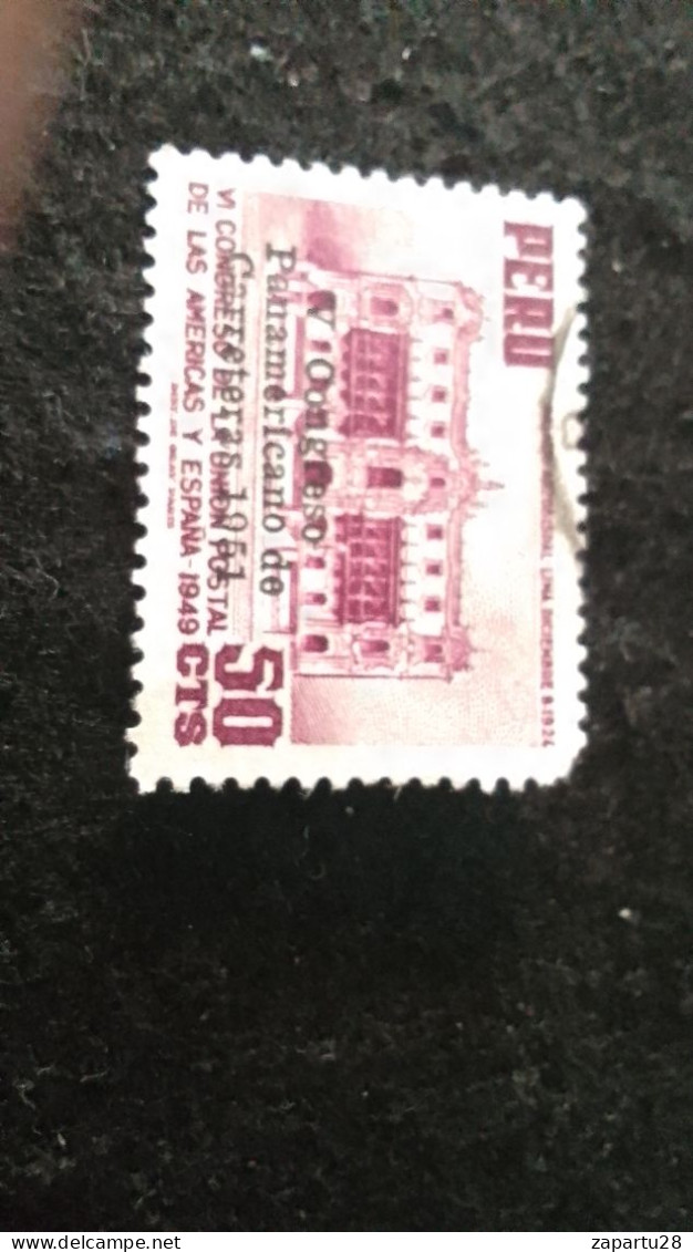 PERU- 1930-50--     50   C      DAMGALI  SÜRSARJLI - Peru