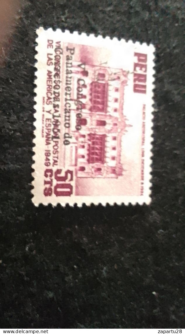 PERU- 1930-50--     50   C      DAMGALI  SÜRSARJLI - Peru