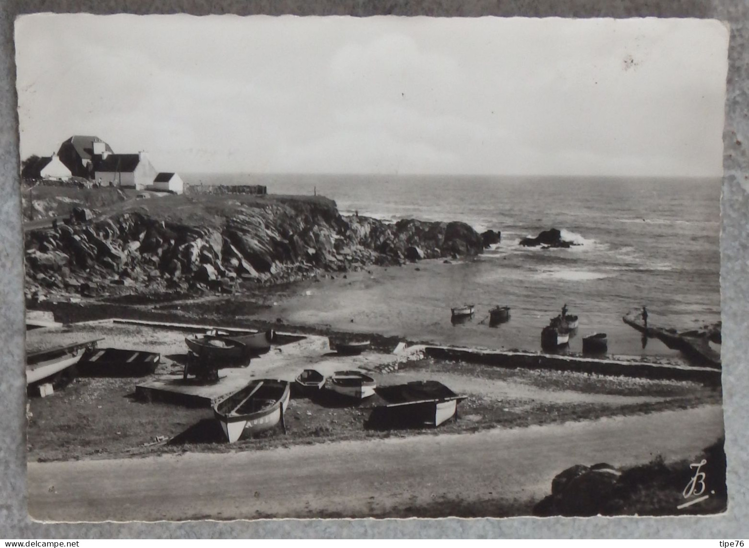 29 Finistère CPSM Plozevet Le Port De Poulhan 1957 - Plozevet