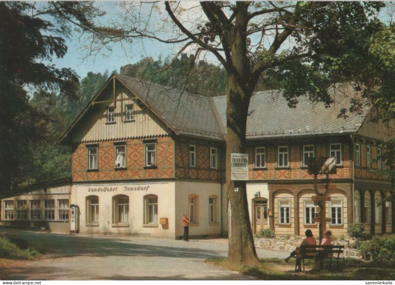 74482 - Jonsdorf - HO-Gaststätte Gondelfahrt - 1985 - Jonsdorf