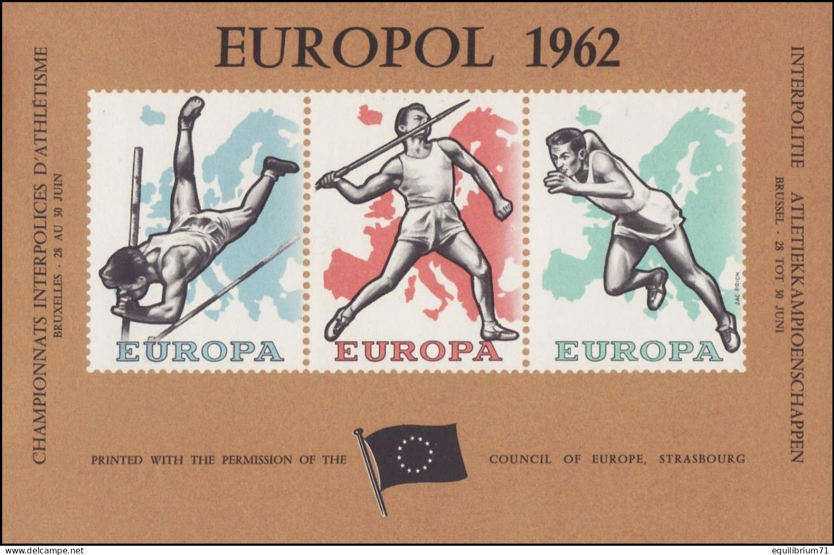 E84** - Championnat D'europe Interpolices D'athlétisme / Europese Atletiekkampioenschappen Voor De Politie - EUROPOL - Athletics