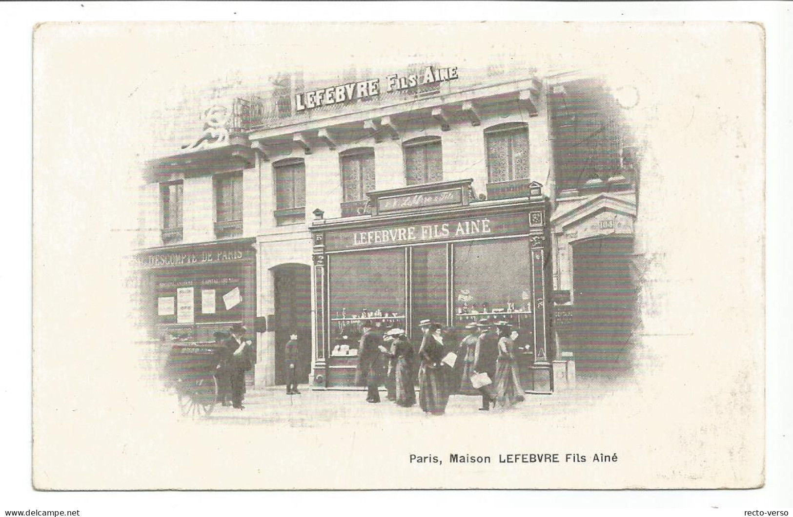 75. PARIS. Maison LEFEBVRE Fils Ainé. 106-108 Rue De Rivoli. - Arrondissement: 01