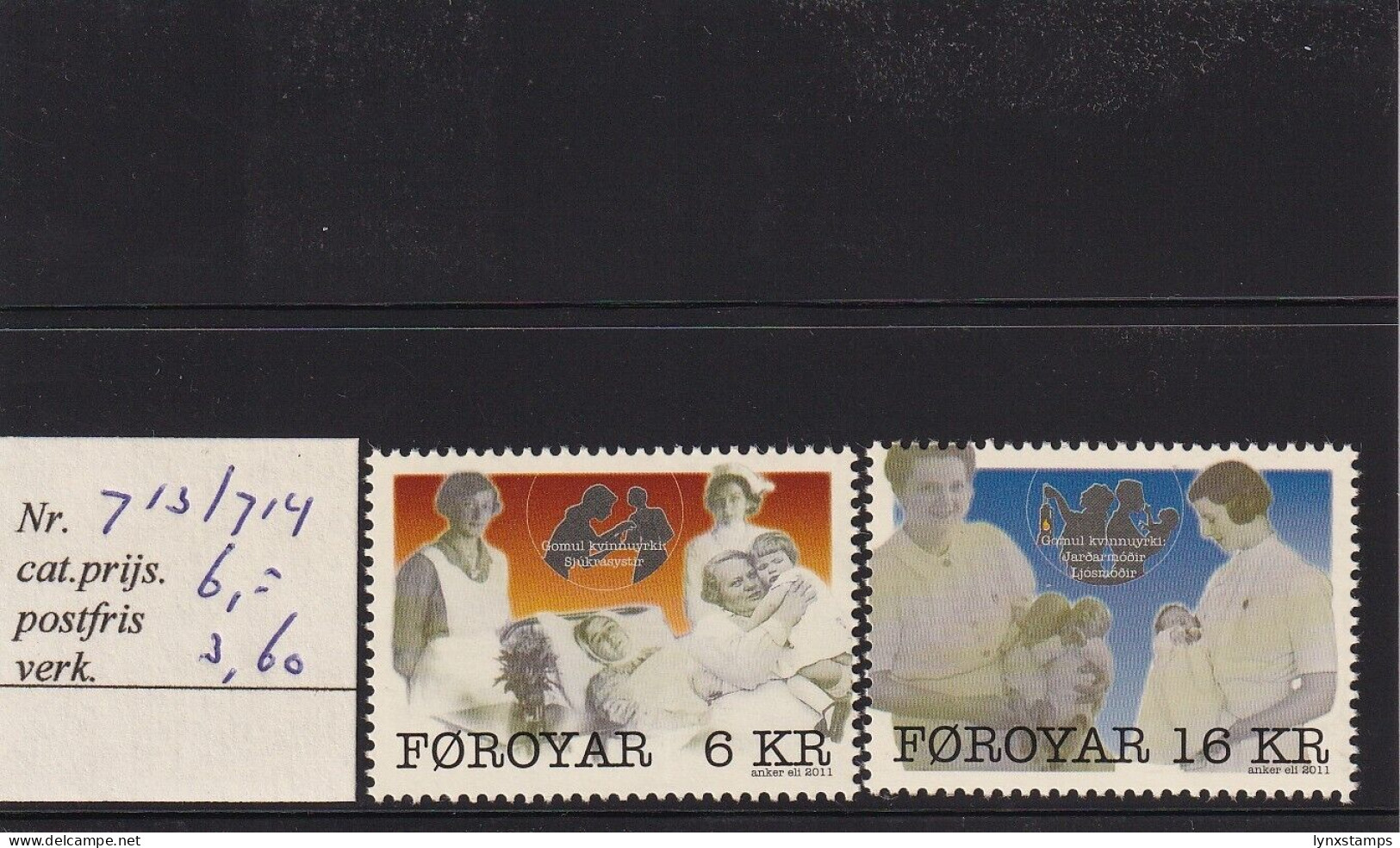 SA03 Faroe Islands 2011 Nursing Mint Stamps - Färöer Inseln