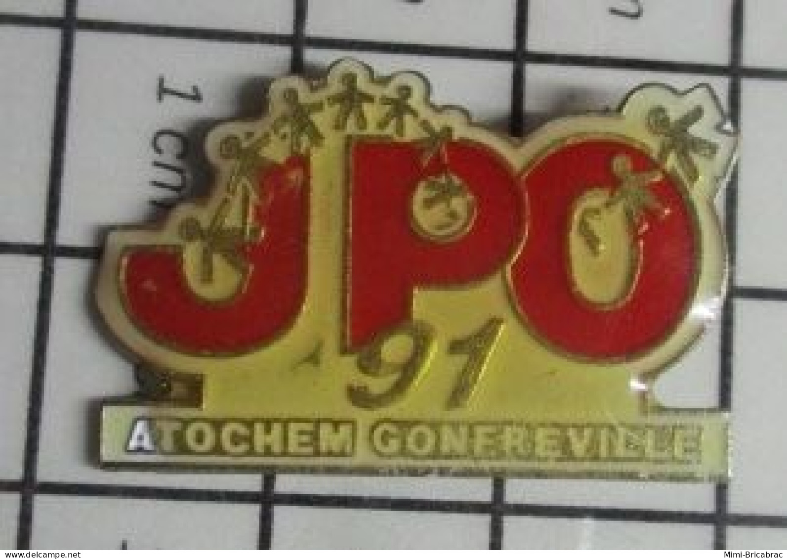 1920 Pin's Pins / Beau Et Rare / THEME : MARQUES / JPO 91 ATOCHEM GONFREVILLE Version Blanche - Trademarks