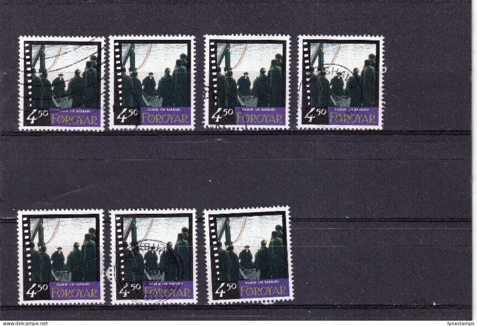 LI03 Faroe Islands 1997 Film 'Barbara' Used Stamps Selection - Islas Faeroes